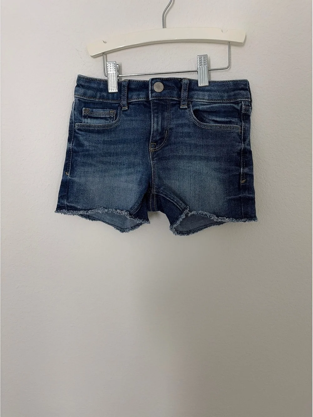 GAP Kids Denim Stretch Shortie Shorts Girls Size 8